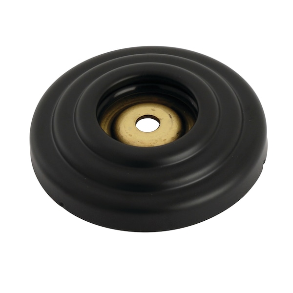 Kingston Brass DRF314120 Restoration 1-1/4" Grab Bar Flange, Matte Black DRF314120 - main